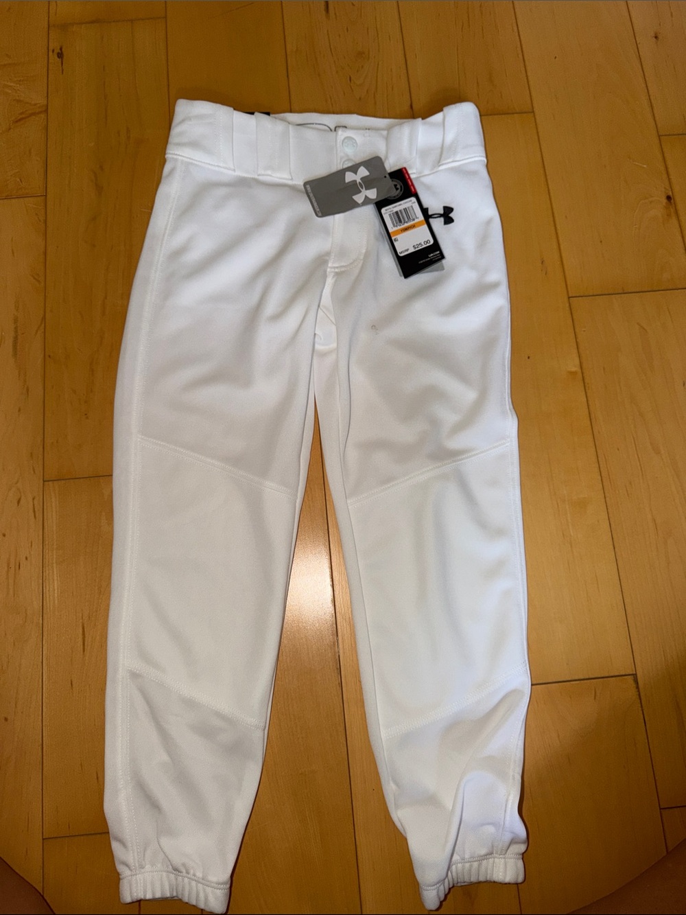 Under Armour Men’s White Athletic Baseball Pants